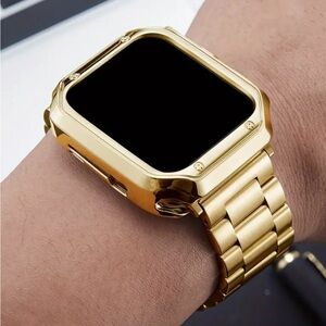 Correas de reloj de acero inoxidable para iWatch, varias medidas,